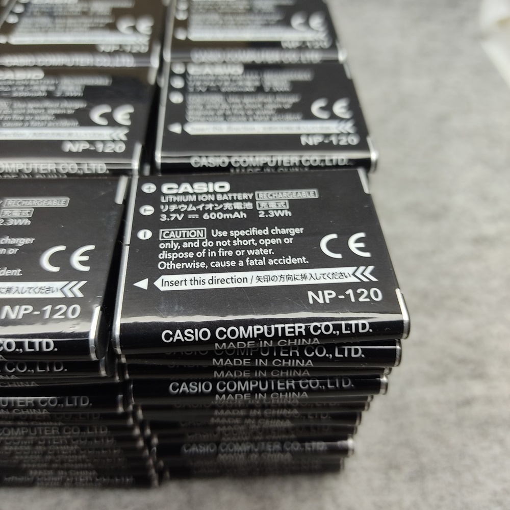 【本物/2個】カシオ NP-120 デジタルカメラ用リチウムイオン電池 【安心のメーカー入荷品！】_画像4