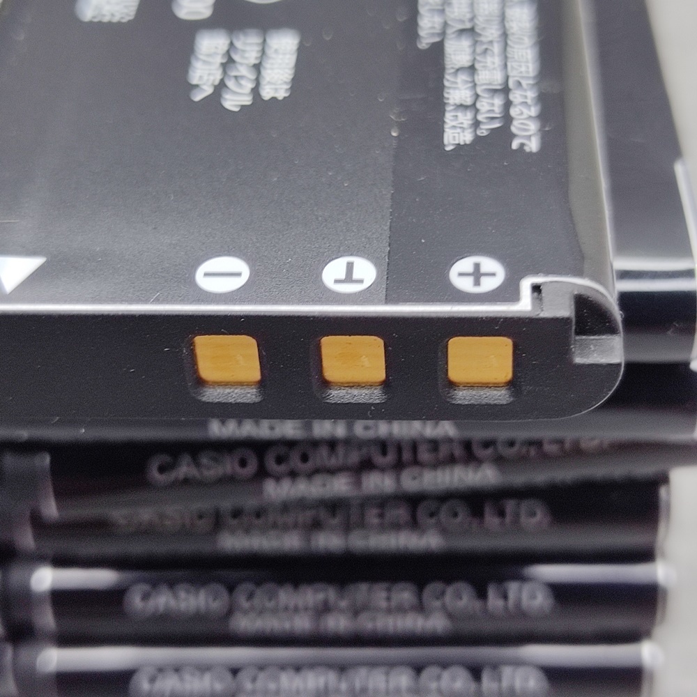 【本物】CASIO NP-160 デジタルカメラ用リチウムイオン電池【安心のメーカー入荷品！再点検済】_画像4