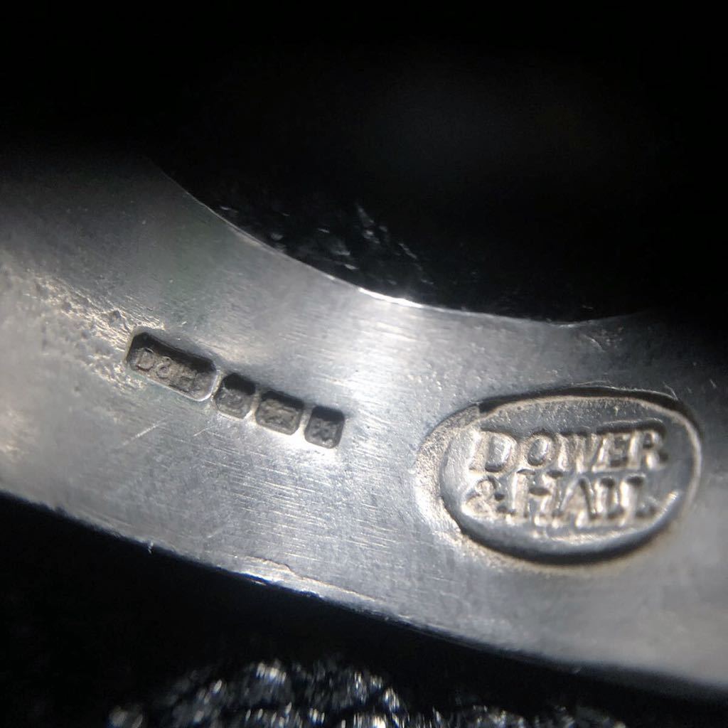 DOWER&HALL Twist Heavy Ring Sterling 925 18号 UKブランド ヘビーゲージ シルバーリング スターリングシルバー ツイスト