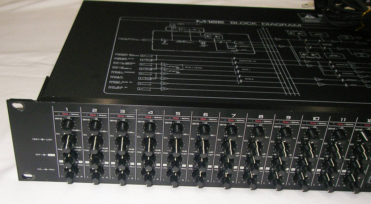 ★Roland M-12E 12 CHANNEL ANALOG MIXER★OK!!★MADE in JAPAN★_画像6