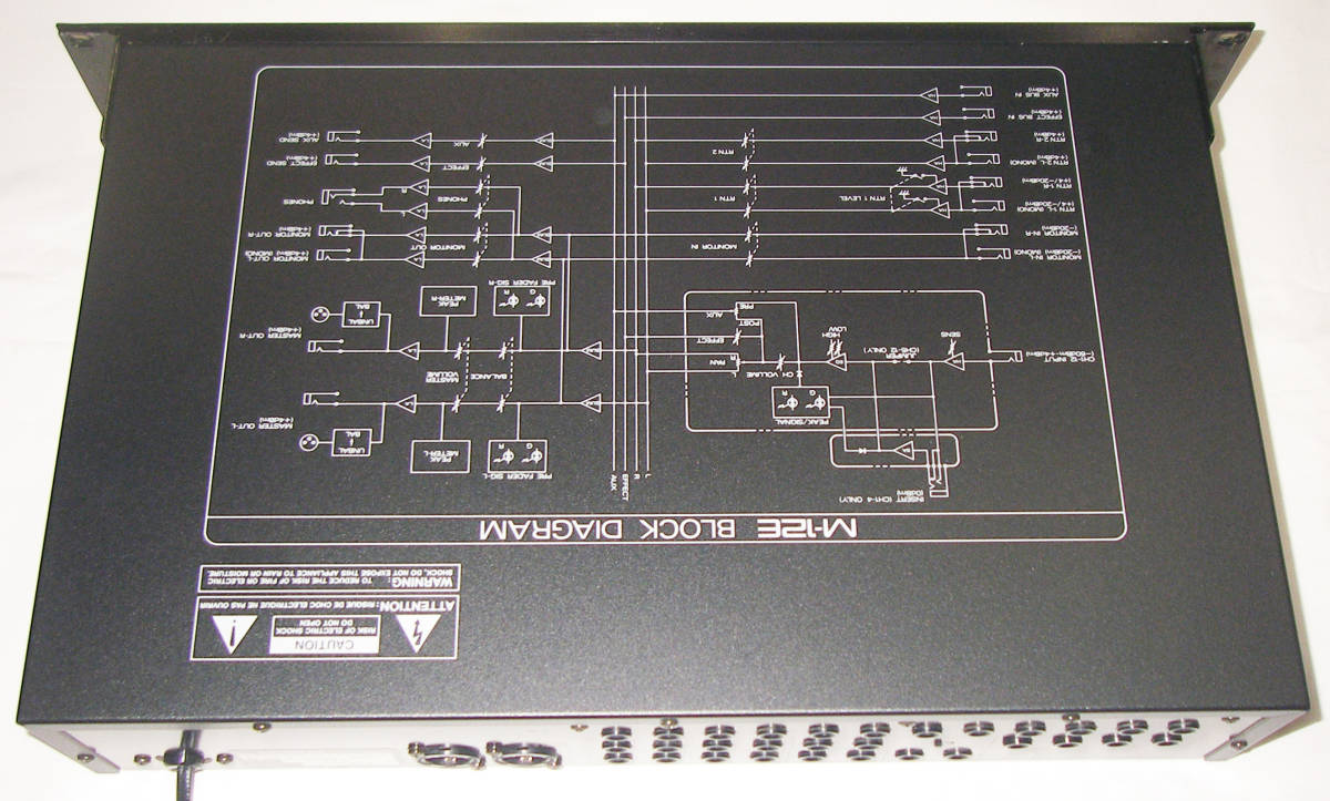 ★Roland M-12E 12 CHANNEL ANALOG MIXER★OK!!★MADE in JAPAN★_画像9