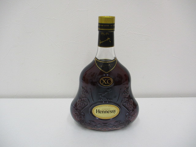 9098ｈ 【古酒】 Hennessy ヘネシー XO 金キャップ クリアボトル 700ml 40% 未開栓