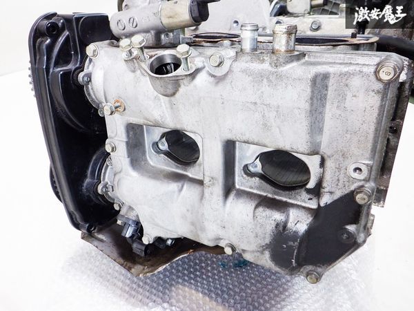 スバル純正 BR9 BM9 レガシィ EJ25 ターボ AT オートマ エンジン本体 棚Q5_画像4