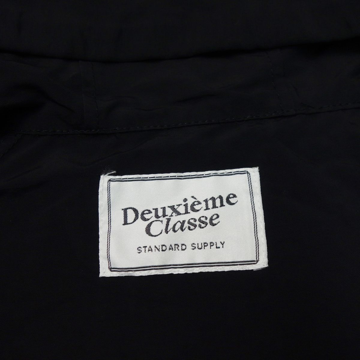 美品 Deuxieme Classe ドゥーズィエムクラス C/N フードブルゾン F 19-010-500-7010-1-0_画像7