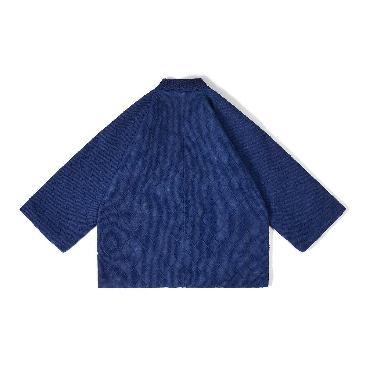 手作り 刺し子 藍染め カバーオール 19oz 綿100% 羽織 ワーク