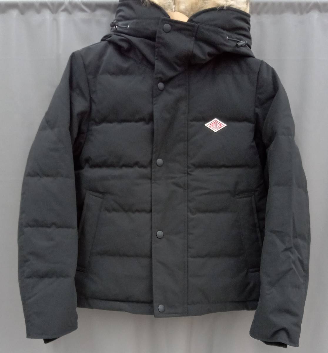  down jacket DANTON Short DT-A0007 LAS size XS black 