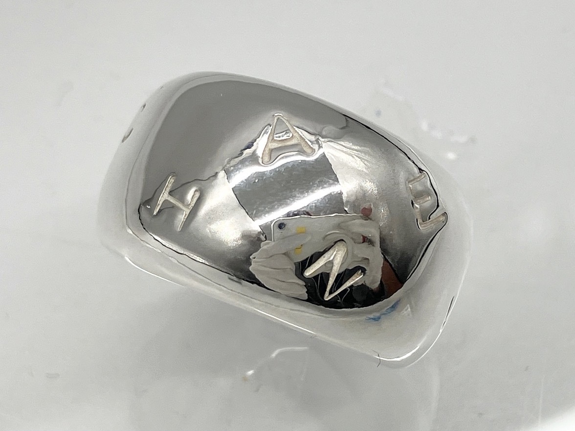 全ての 【仕上げ済み】CHANEL/SV/#12/18.4g/ロゴリング/ブランドアクセサリー 店舗受取可 指輪