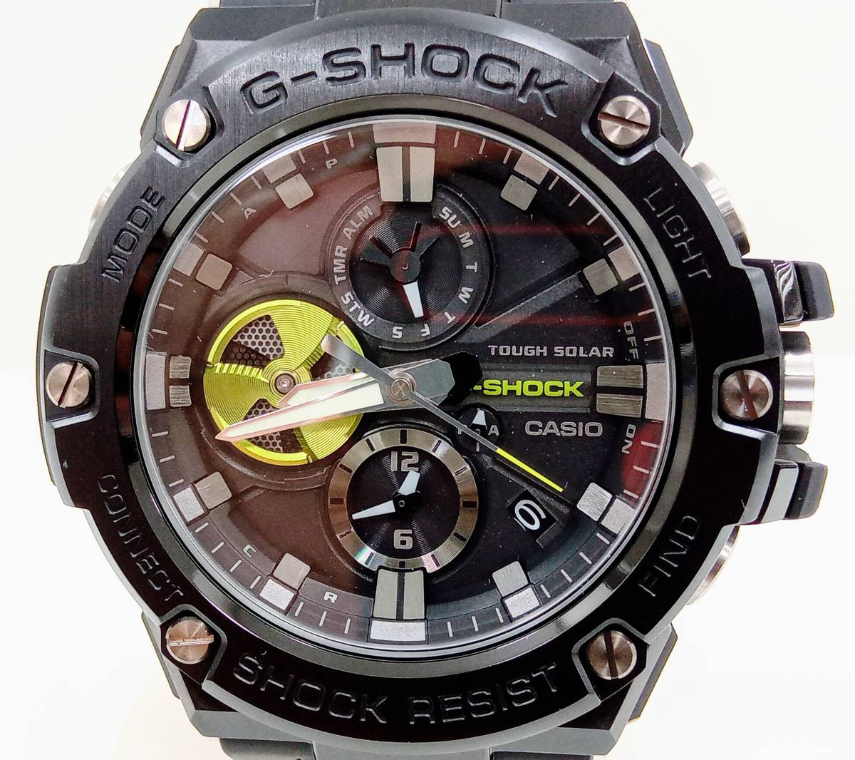 CASIO◇ソーラー腕時計_G-SHOCK/アナログ/ラバー-