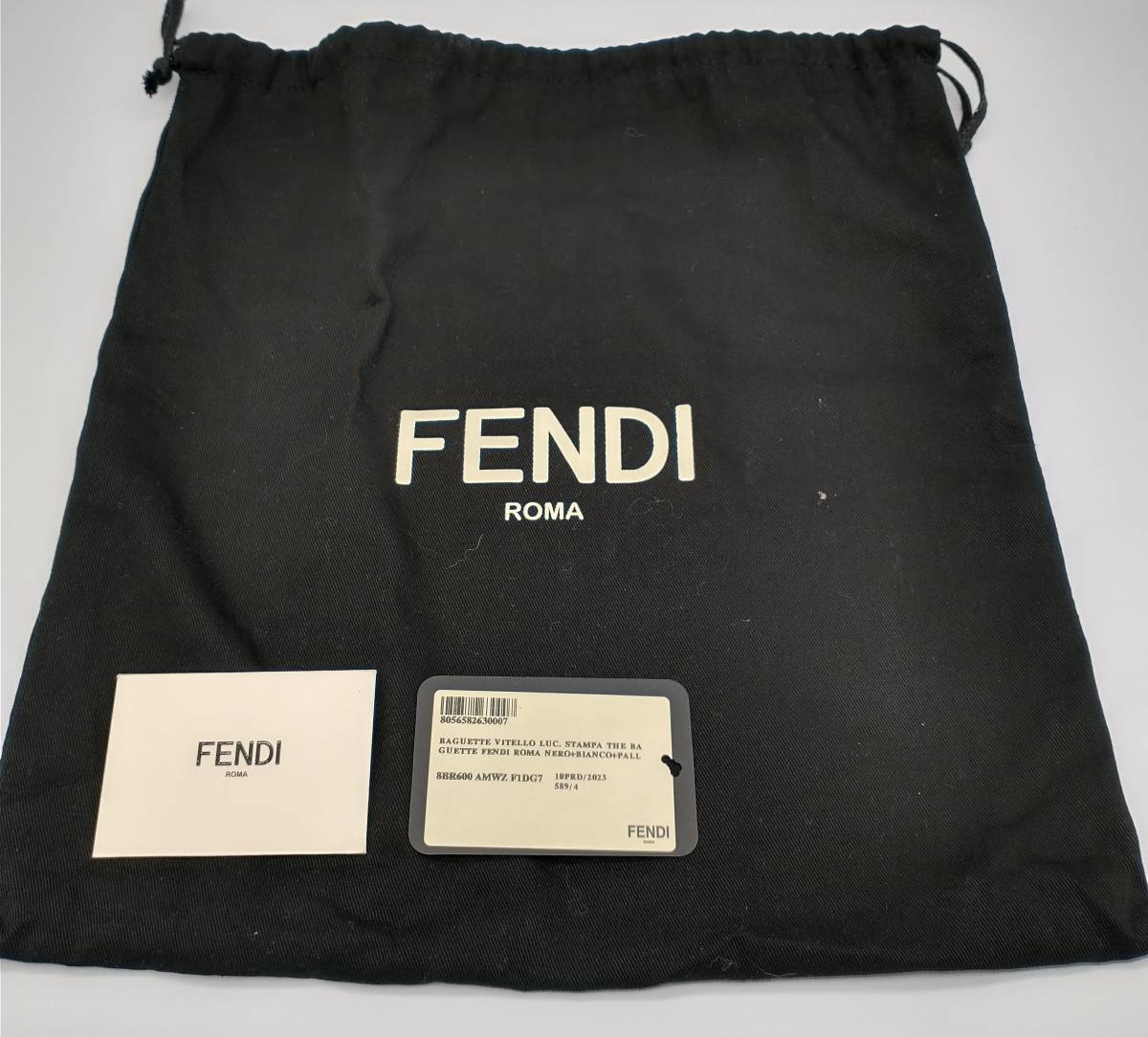 FENDI by MARC JACOBS バゲット ブラック レザー シルバー金具 フェンディ_画像6