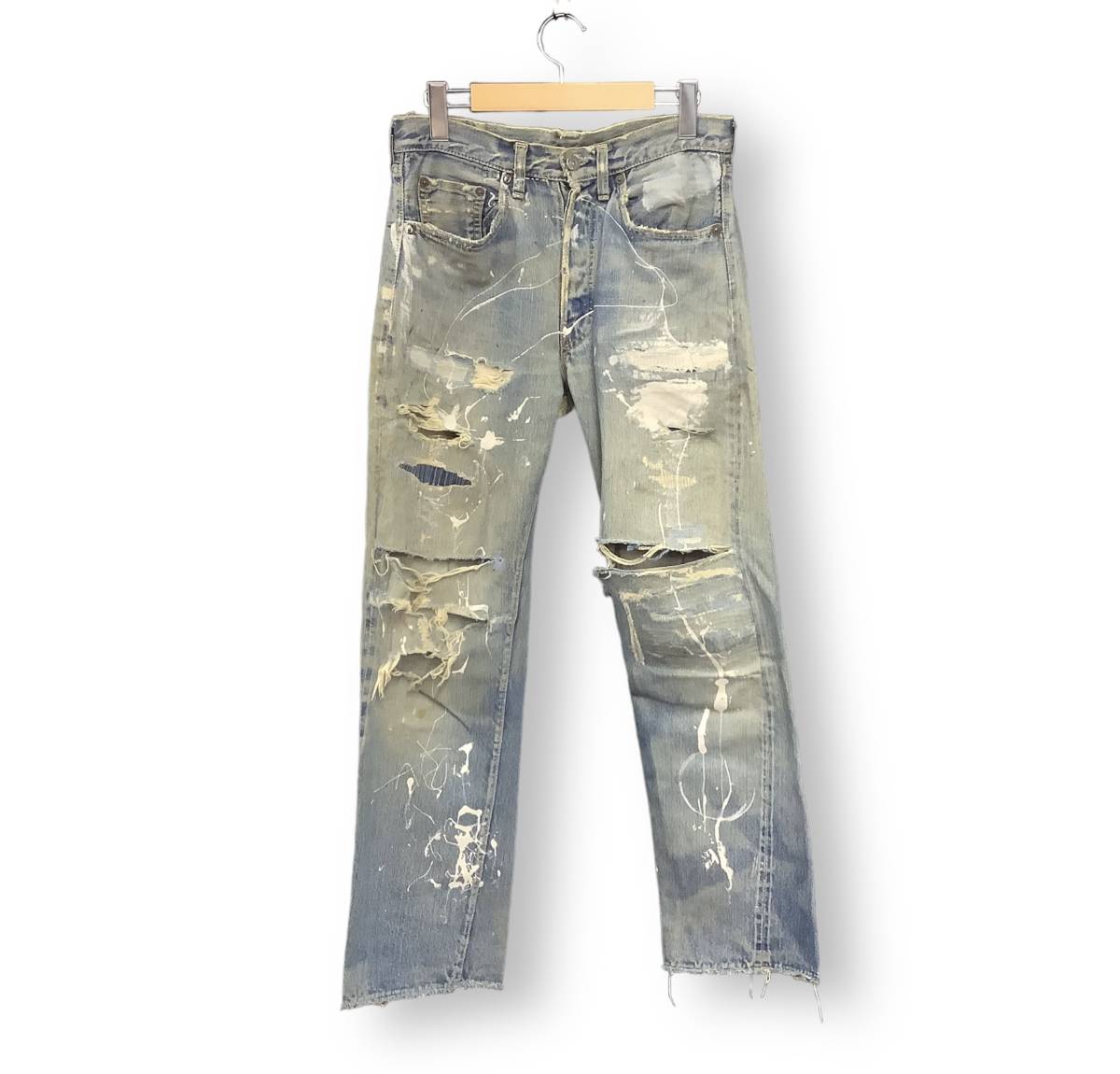 60's Levi's 501xx BigE リーバイス ジーンズ ボタン裏刻印12 隠し