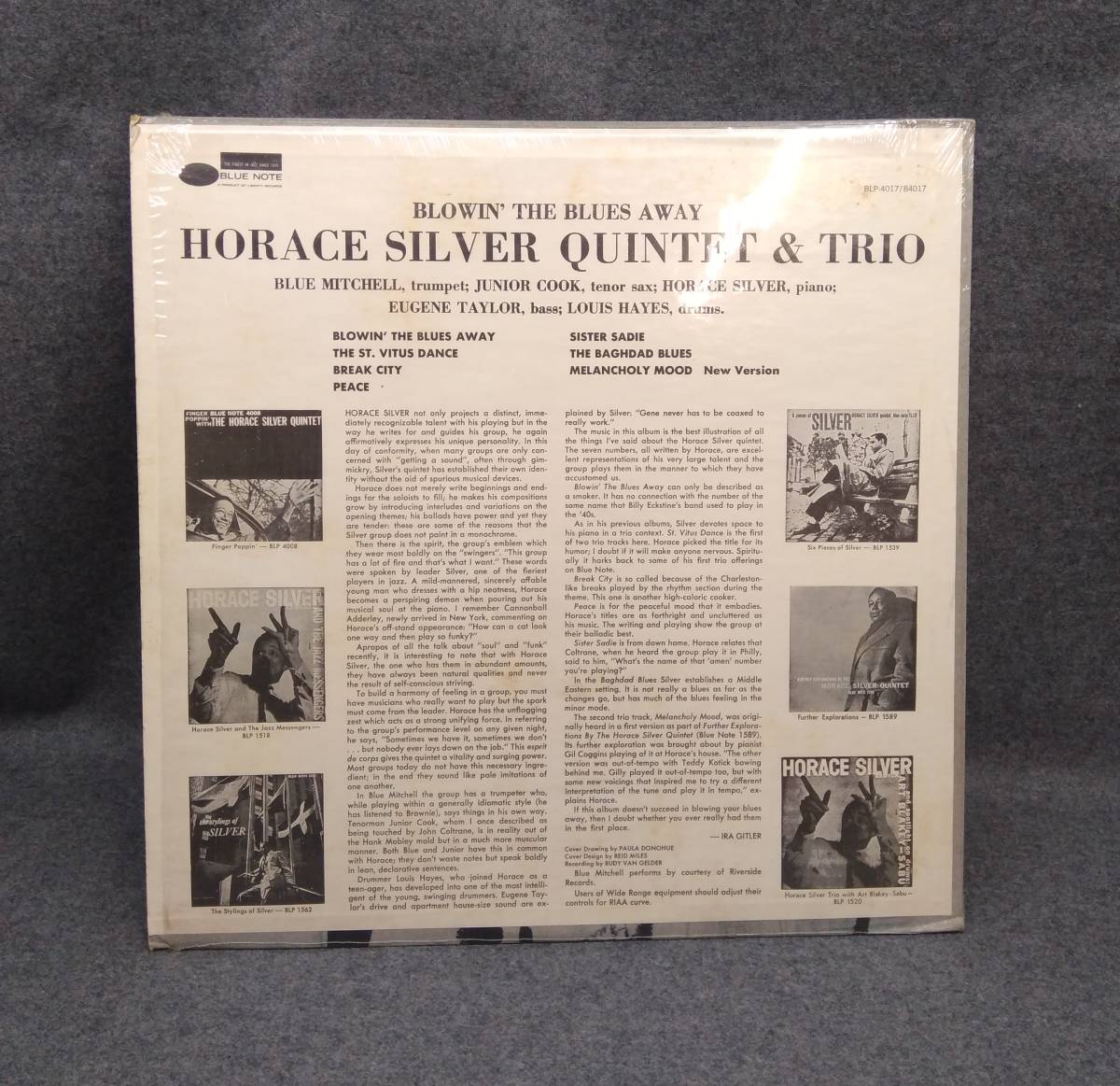 The Horace Silver Quintet&Trio Blowin' The Blues Away ホレス・シルヴァー bst84017 blp4017 レコード LP 店舗受取可_画像2
