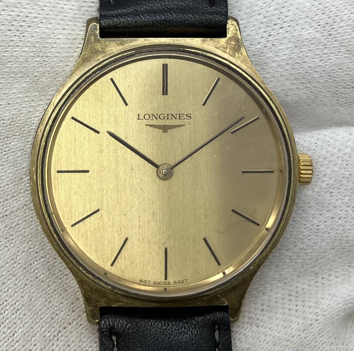 定番の中古商品 847-4427 腕時計 メンズ 手巻き ロンジン LONGINES