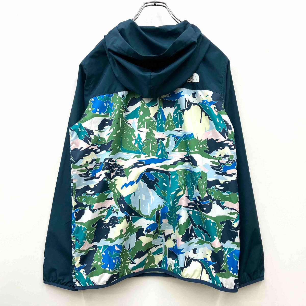 THE NORTH FACE ザノースフェイス Fanorak Jacket Green Valley Print アノラック ジャケット マウンテン ジュニアXL（約160cm）_画像2