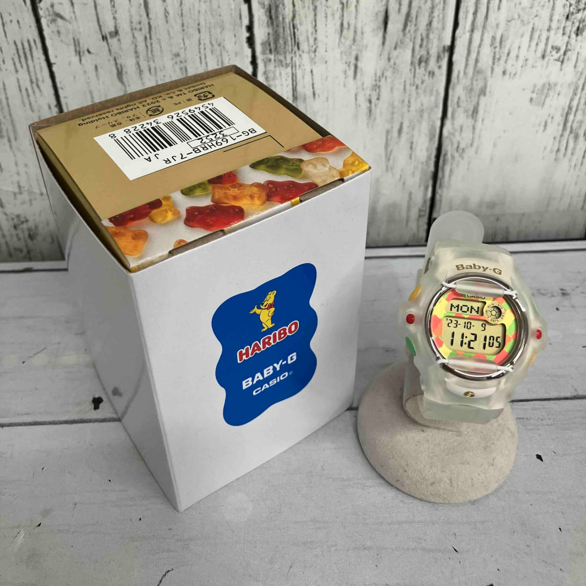 値下げ CASIO カシオ ベイビージー BG-169HRB-7JR HARIBO 腕時計 クォーツ ハリボーグミ