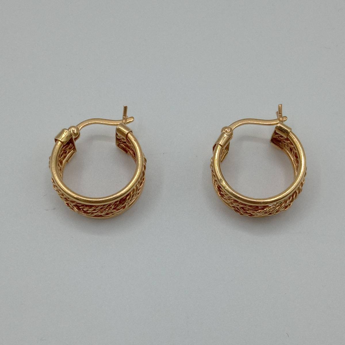  earrings hoop K18 4.5g gold yellow gold 