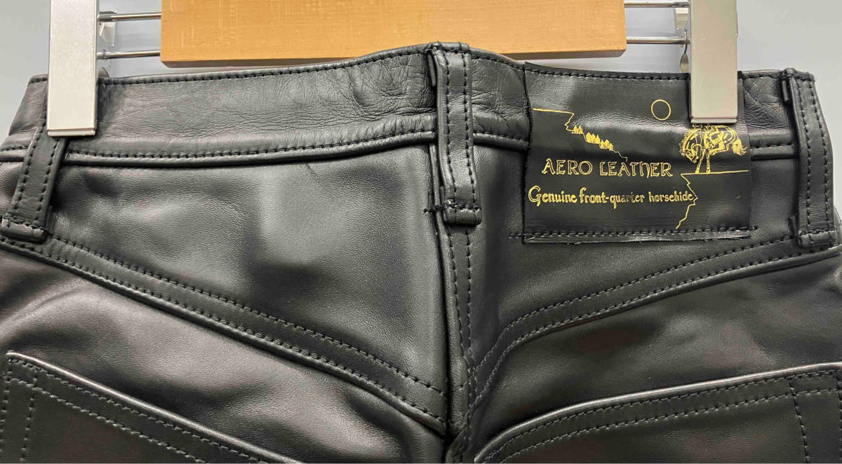 ★【AERO LEATHER】エアロレザー レザーパンツ_画像3