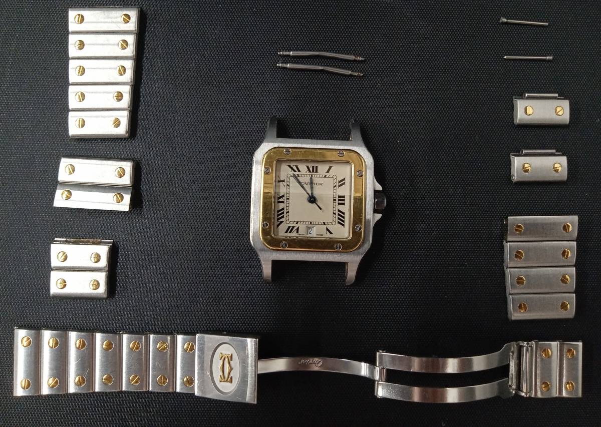 ジャンク Cartier(カルティエ) サントスガルベ 187901 16092 腕時計