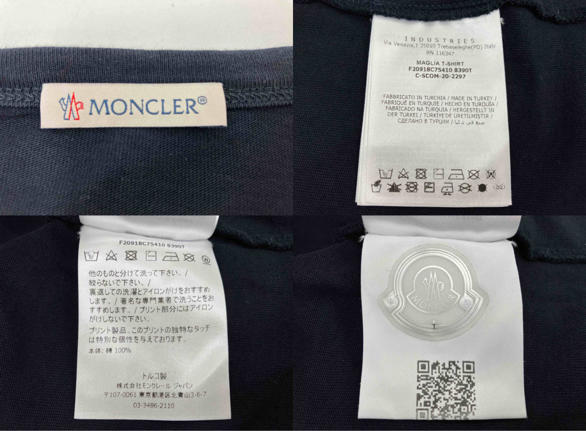 MONCLER モンクレール MAGLIA マグリア Tシャツ 半袖 F20918C75410 インポートブランド サイズS_画像6