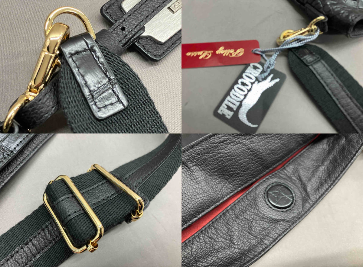 高級感 adidas 黒 ショルダーバッグ Lusso 【タグ付き】Pelley その他