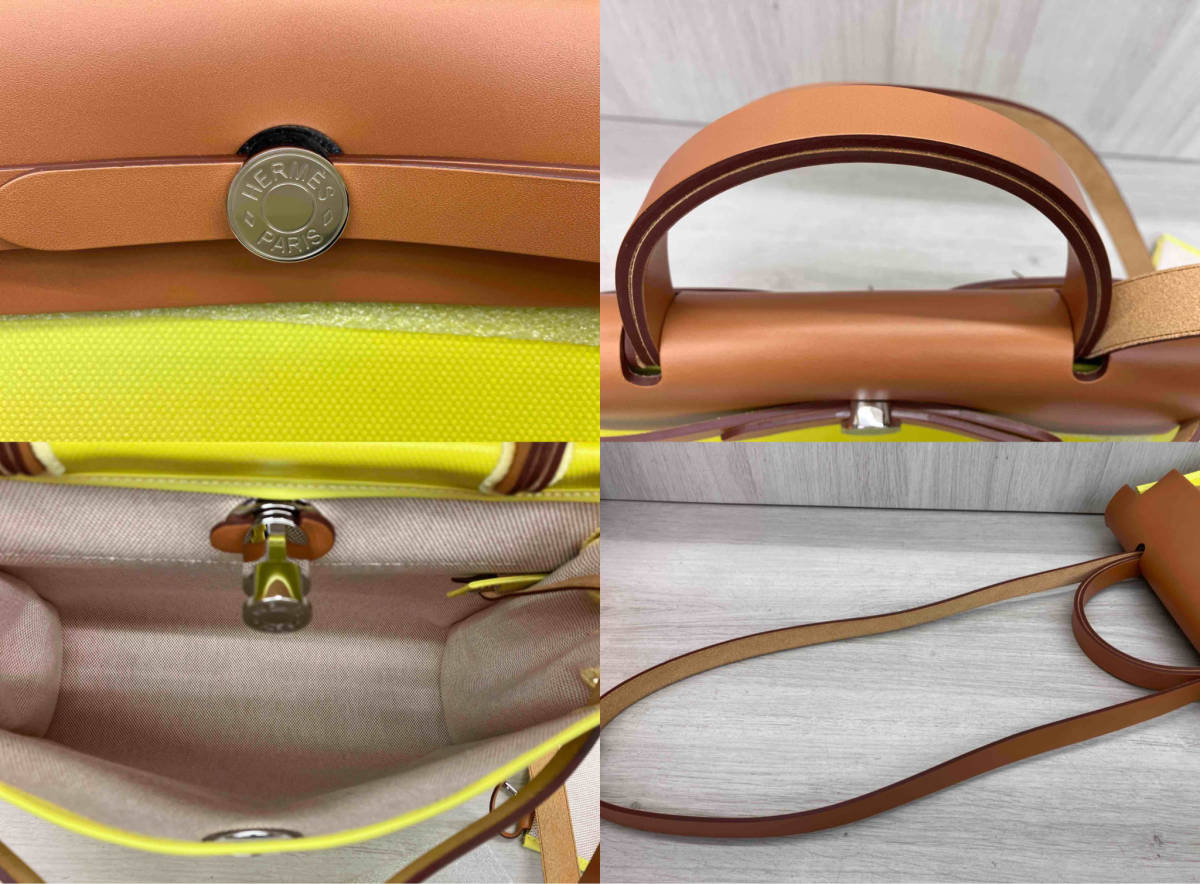 HERMES エルメス エールバッグ ジップ PM B刻印 ハンドバッグ ショルダーバッグ_画像5