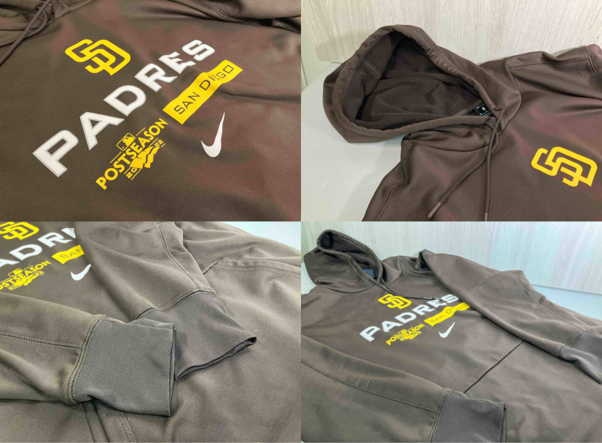 NIKE ／ナイキ／PADRES SAN DIEGO ／パドレスサンディエゴ／XL／ブラウン／パーカー_画像9