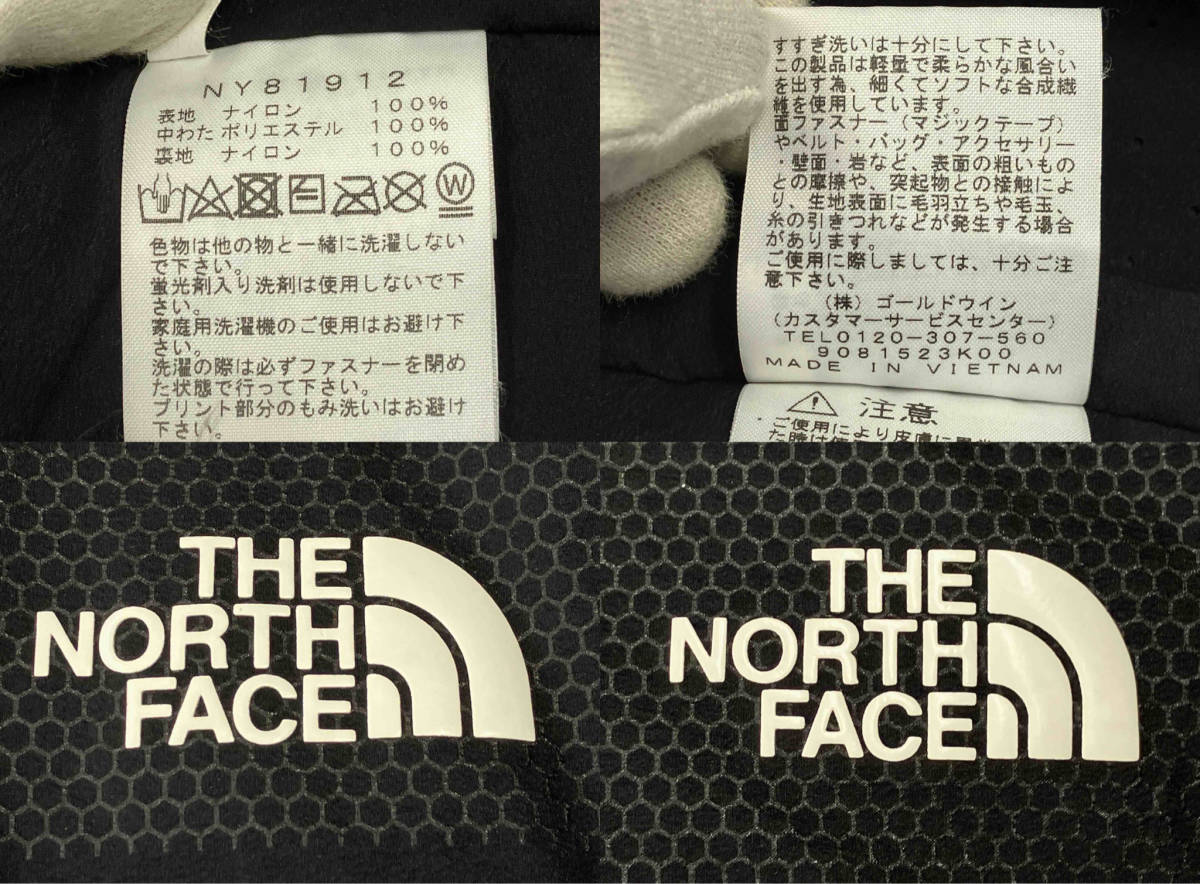 THE NORTH FACE NY81912 ジャンパー Sサイズ ブラック_画像7