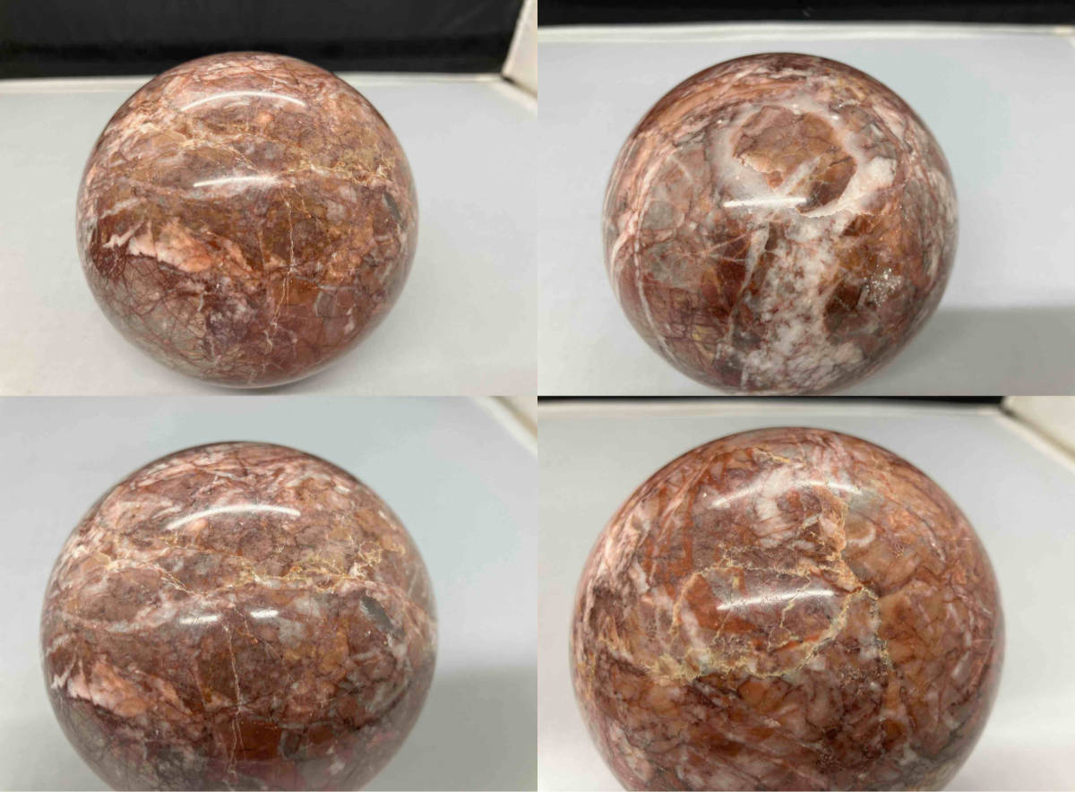 天然石 総重量約4.2kg(球体約1.3kg) 置き物_画像8