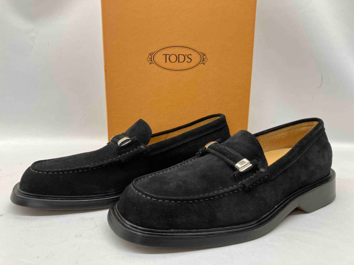 最適な材料 TOD'S トッズ レザー スエード ローファー ドレスシューズ