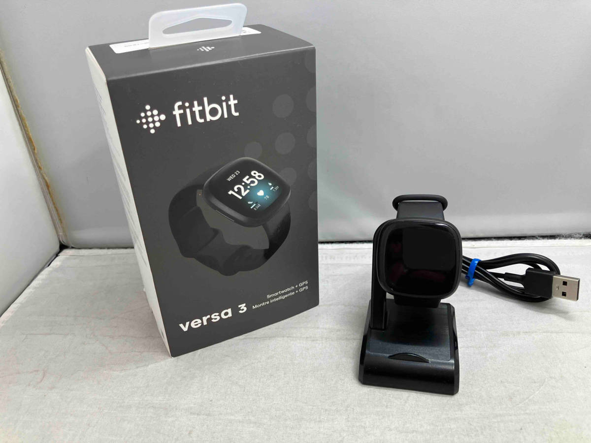 レビュー高評価の商品！ スマートウォッチ fitbit FB511 3 versa