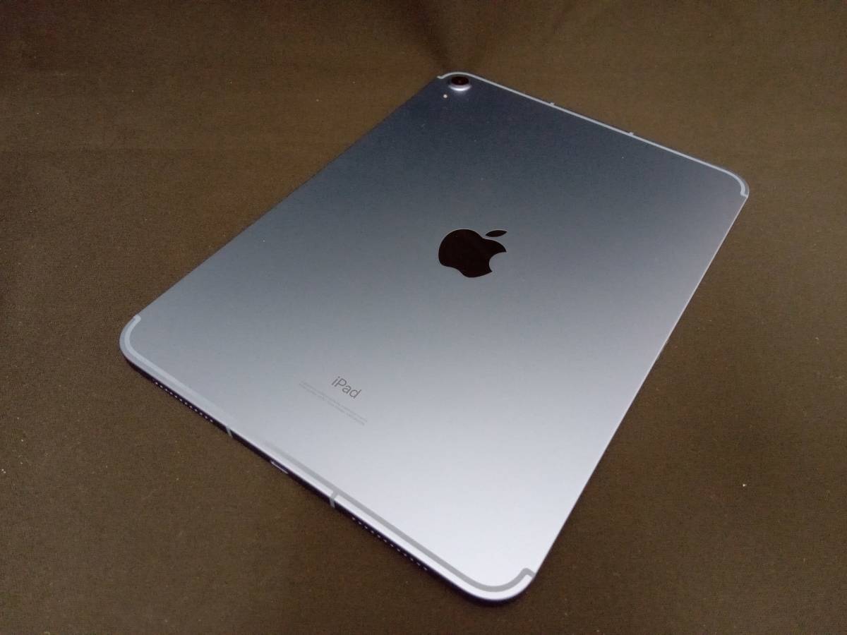 美品 Apple MQ6K3J/A iPad Wi-Fi + Cellular 64GB ブルー au 5G（SIM