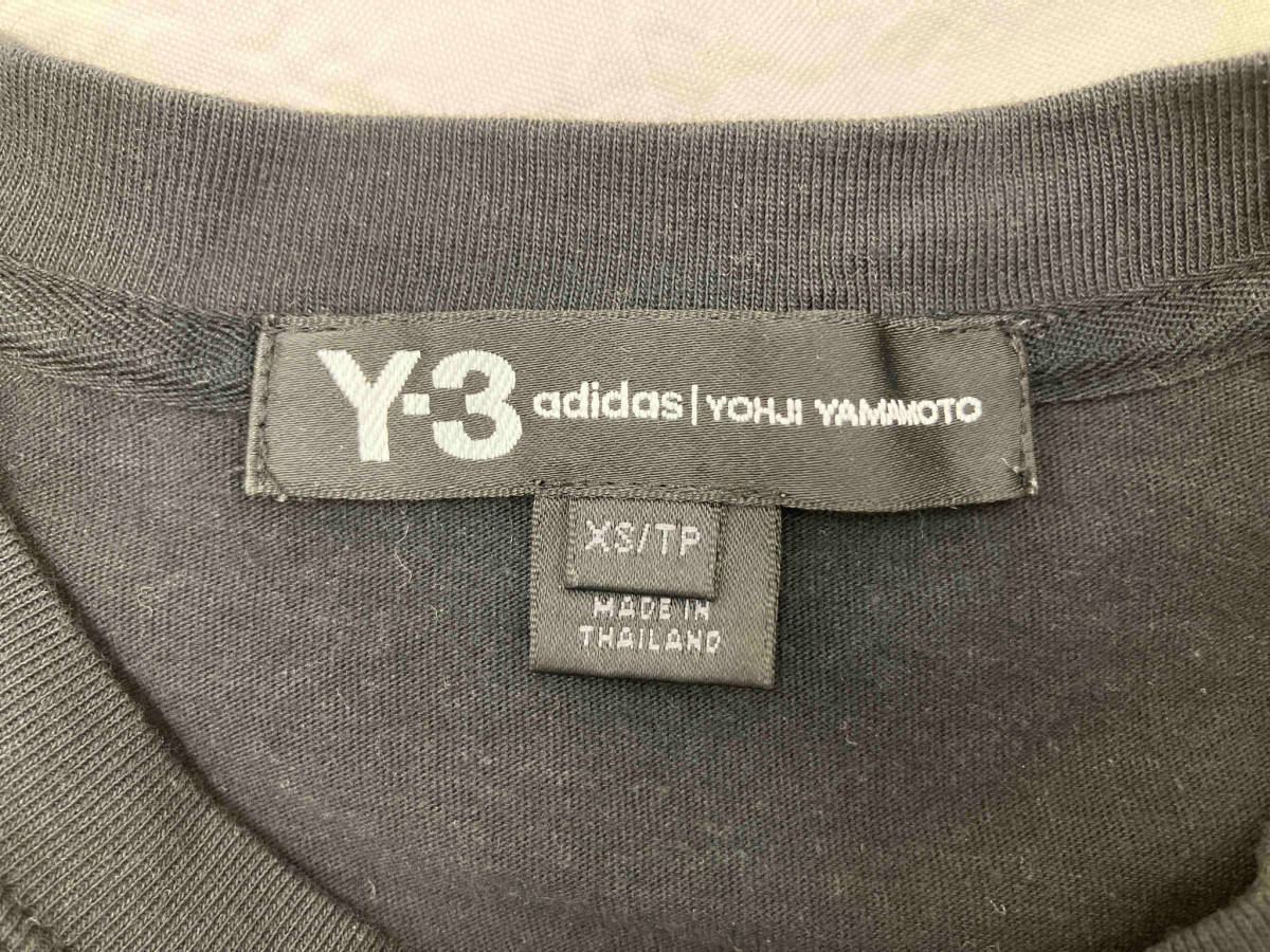 Y_3 adidas Yohji Yamamoto ワイスリー アディダス ヨウジ ヤマモト ロゴバックプリント 半袖Tシャツ XS ブラック_画像6