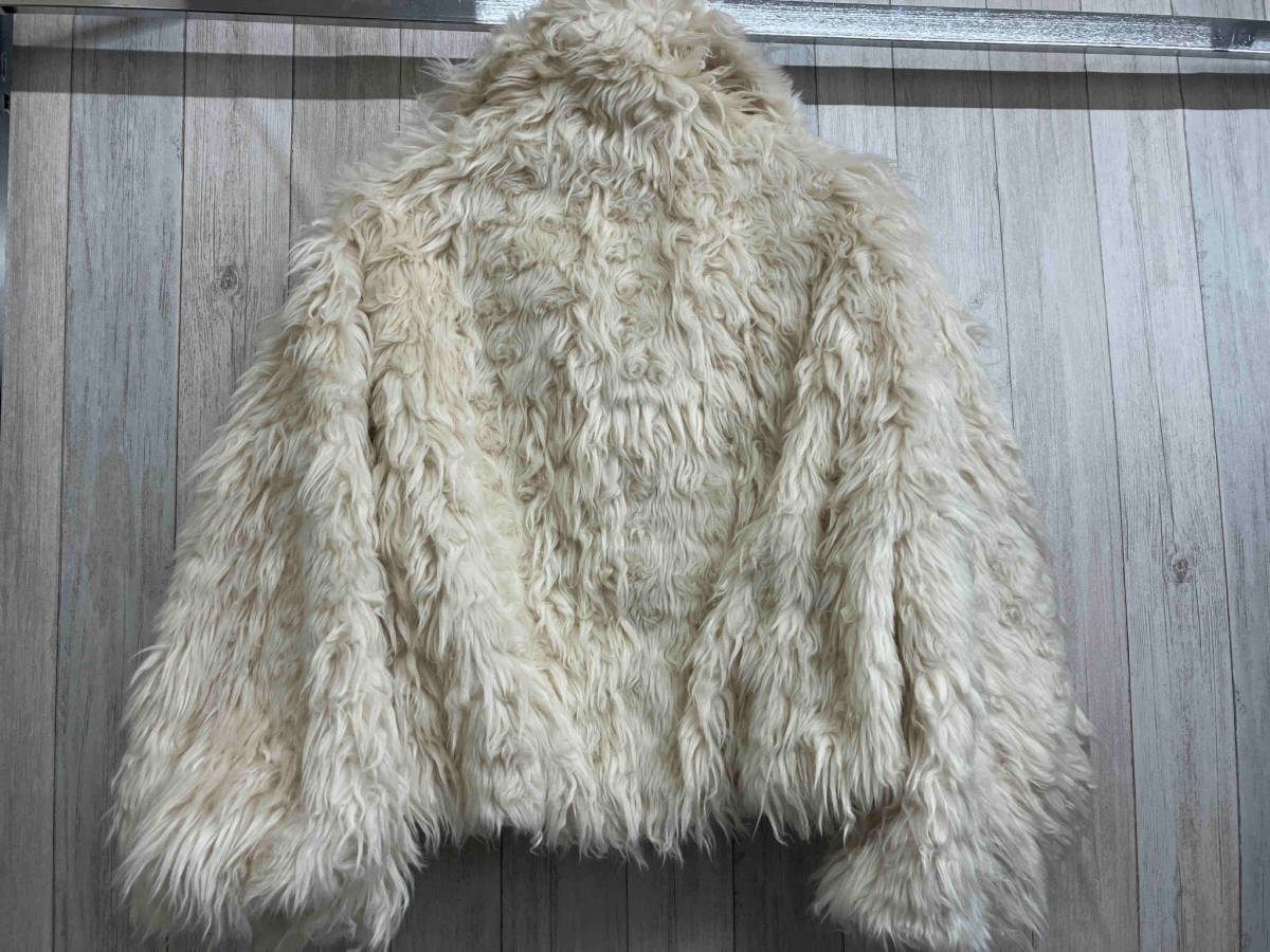 19AW CASA FLINE FUR COAT WHITE カーサフライン ファーコート ホワイト サイズFREE 1193307301_画像2