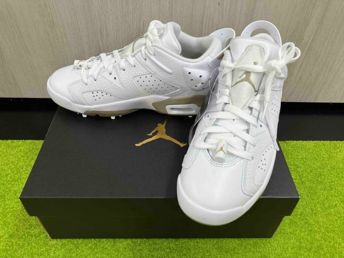 未使用品 ゴルフシューズ NIKE GOLF JORDAN RETRO 6G 25cm DV1376-100