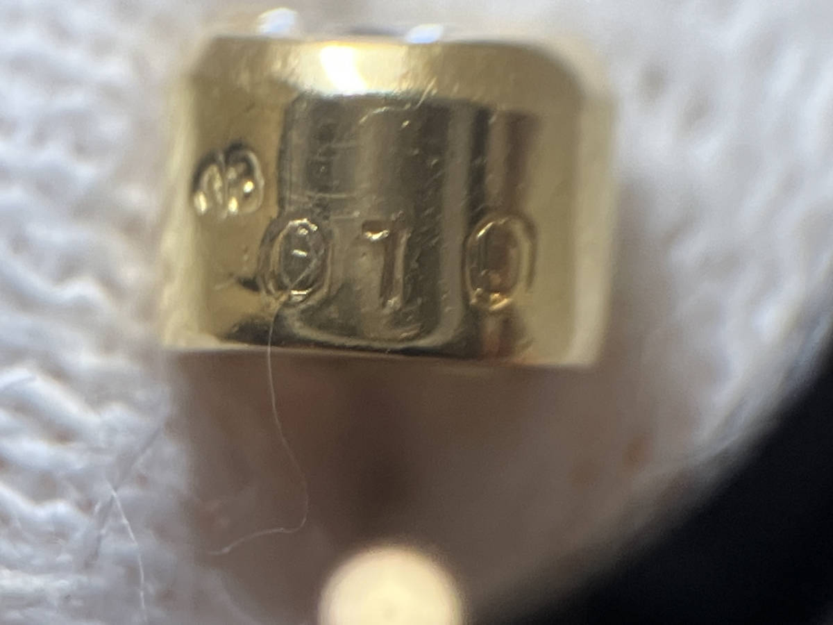 【即決】K18 総重量2.0g ダイヤ0.1ct 約21.5cm 18金 ゴールド 750 アクセサリー レディース メンズの画像6