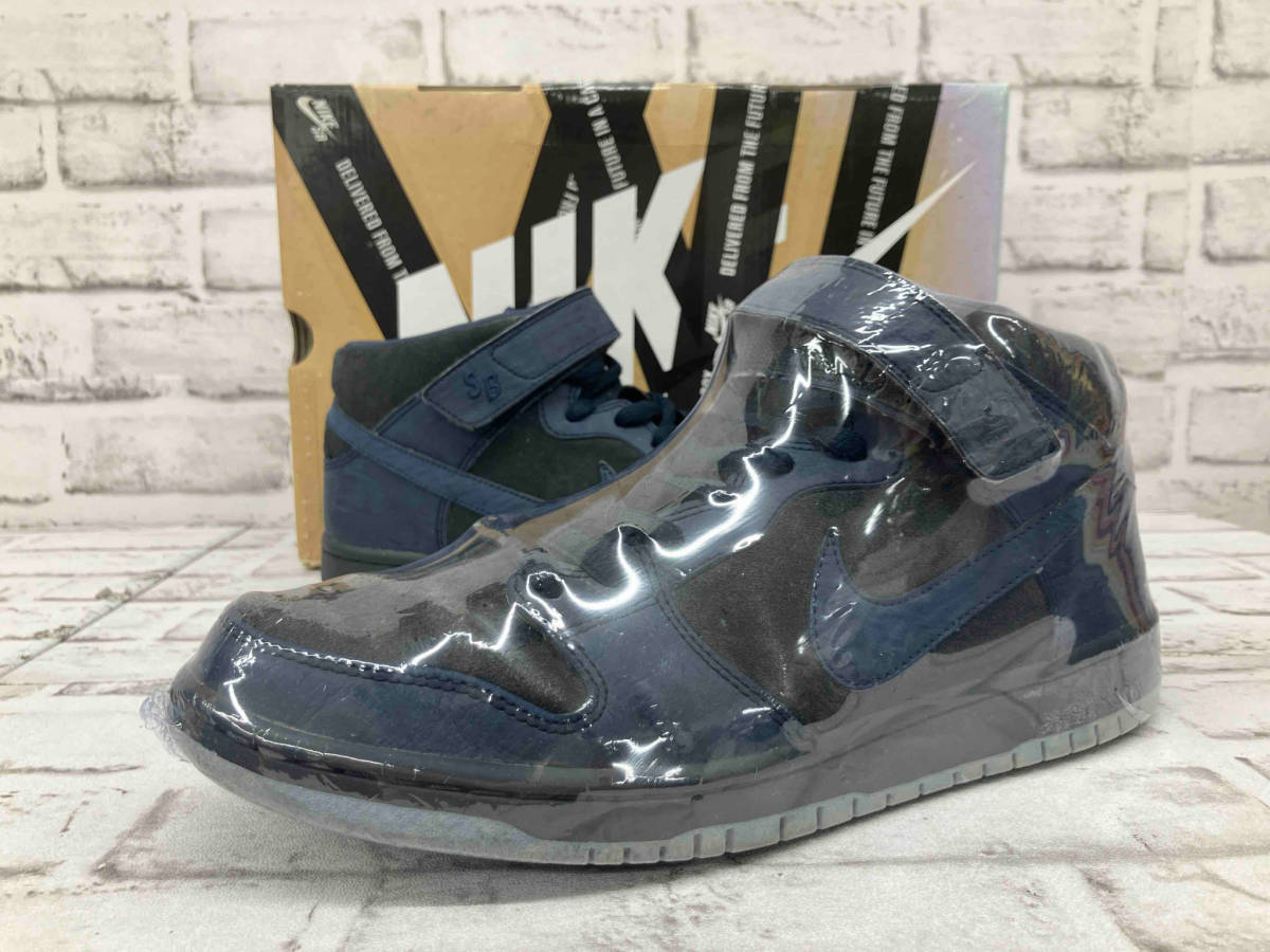 【箱付き】NIKE ナイキ DUNK MID PRO SB OBSIDIAN NAVY BLUE ダンク ミッド プロ エスビー オブシディアン ネイビー ブルー 28cm_画像1