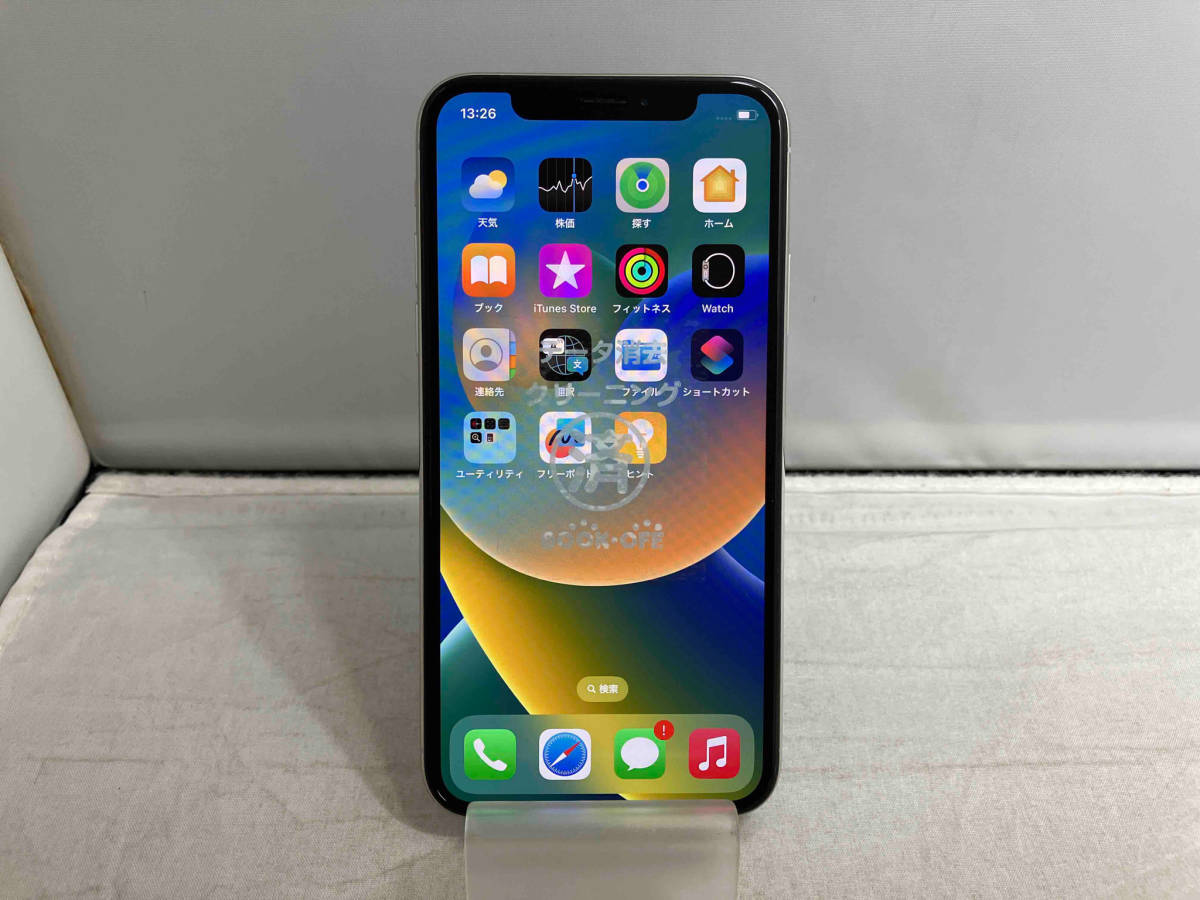 Apple MQAY2J/A iPhone X 64GB シルバー SIMロック解除済み docomo-