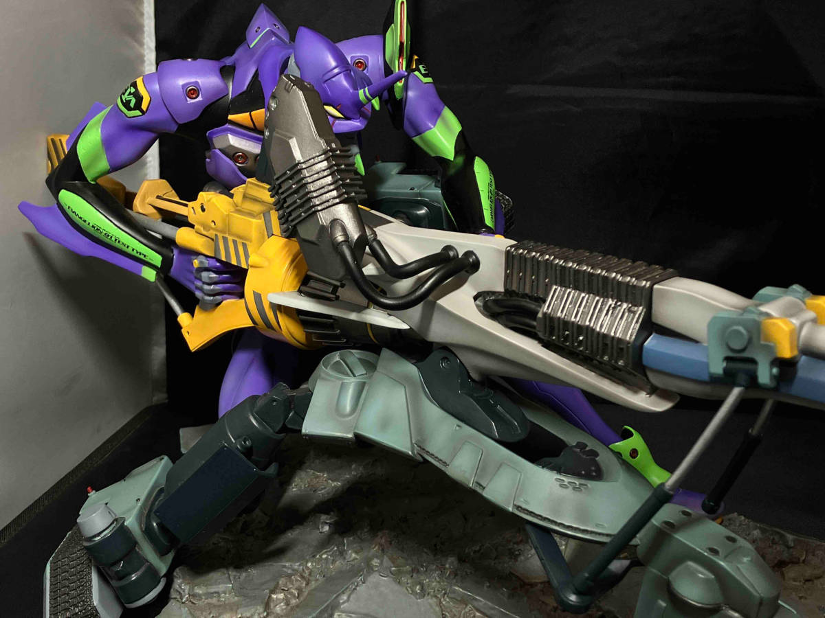 ジャンク 海洋堂 エヴァンゲリオン初号機 EVANGELION Movie Scene STATUE エヴァンゲリオン新劇場版:序 フィギュア_画像4