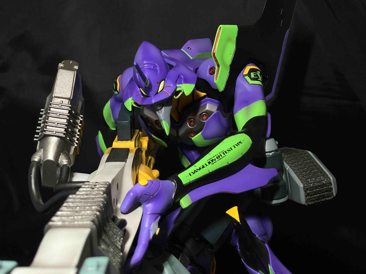 ジャンク 海洋堂 エヴァンゲリオン初号機 EVANGELION Movie Scene STATUE エヴァンゲリオン新劇場版:序 フィギュア_画像1