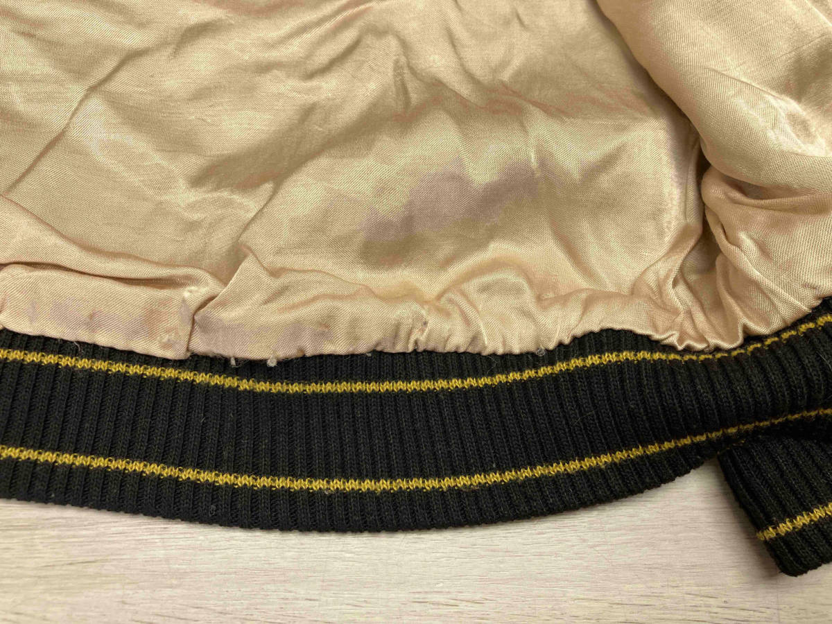 HOUSTON/ヒューストン　50457 スカジャン　Souvenir Jacket/スーベニアジャケット　刺繍　レーヨン　イーグル　リブ　サイズM_画像5