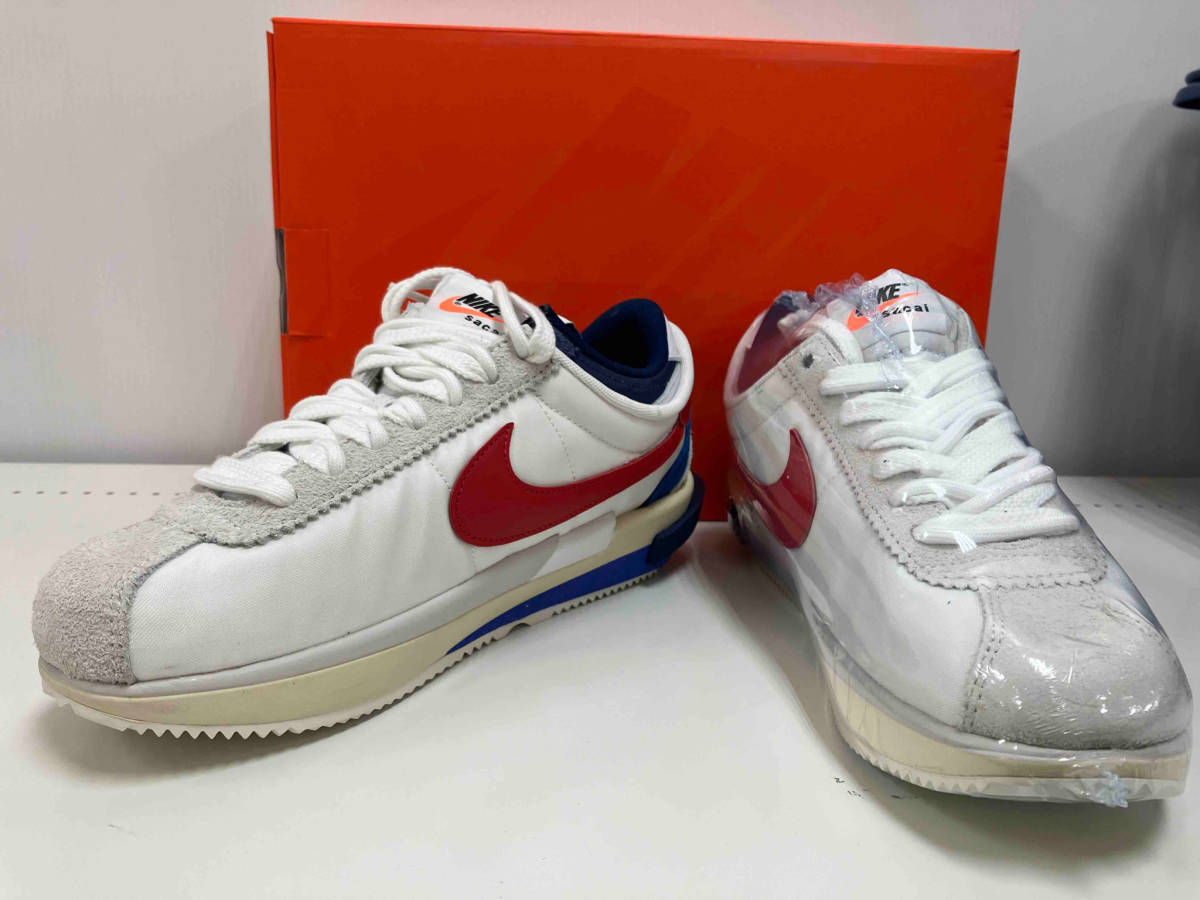 Sacai zoom Cortez white and university red Nike ナイキ　サカイ　ズーム　コルテッツ　白　赤