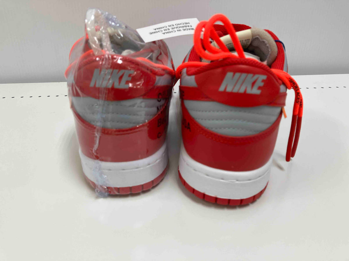 Off white dunk low university red オフホワイト　ダンクロー　ユニバーシティー　レッド　赤　nike ナイキ　ct0856-600 新品未使用_画像4