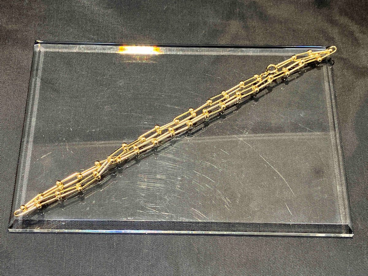 即決】K18 ネックレス 10.9g 40cm 18金 ゴールド チェーン K18刻印-