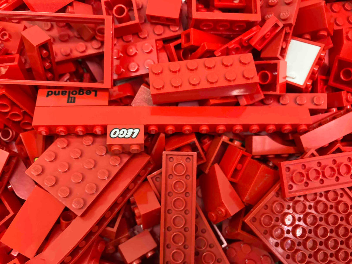LEGOレゴ 色分けブロック バラ 【赤色/レッド】3kg以上 まとめ売り パーツ プレート 基本ブロック 特殊ブロック 部品取り_画像5