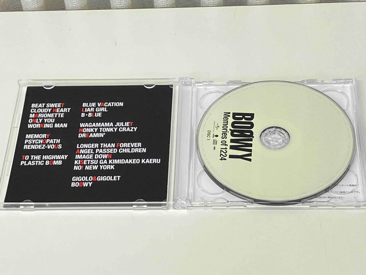 BOφWY CD Memories of 1224(限定生産盤)(2CD) 店舗受取可_画像7