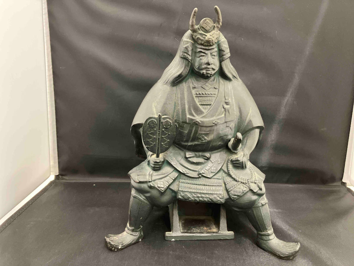 武田信玄 置物 汚れあり-