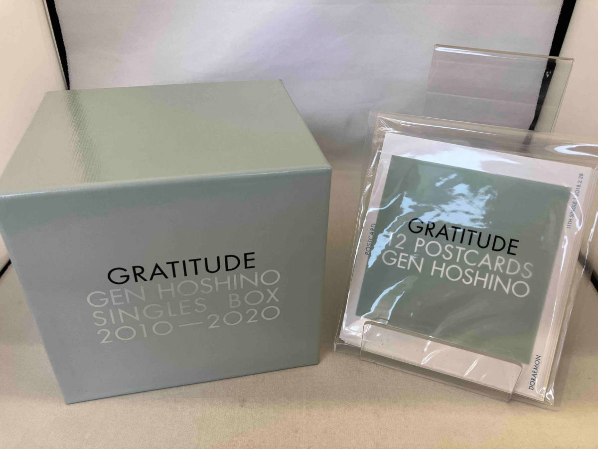 星野源 CD Gen Hoshino Singles Box 'GRATITUDE'(12CD+10DVD+Blu-ray Disc)_画像1