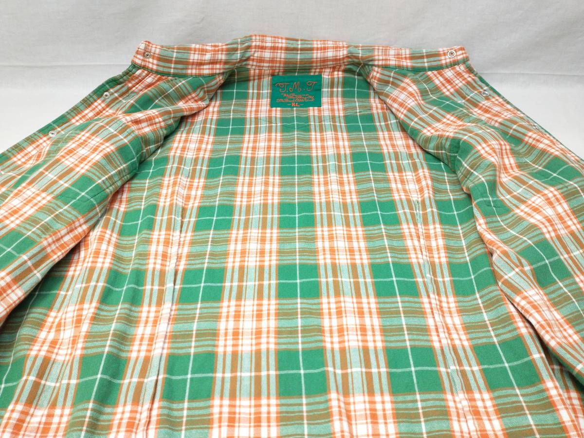 TMT ウエスタンシャツ サイズXL REVIVAL W-GAUZE PLAID SHIRTS TSH-S23SP01 チェック ティーエムティー ダブルガーゼ_画像5