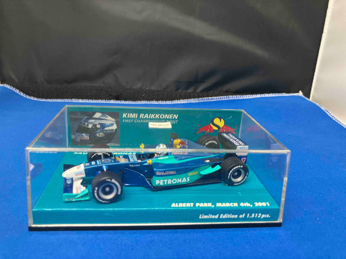 ミニチャンプス 1/43 SAUBER PETRONAS C20 ALBERT PARK,MARCH 4th,2001 KIMI RAIKKONEN FIRST CHAMPIONSHIP POINT