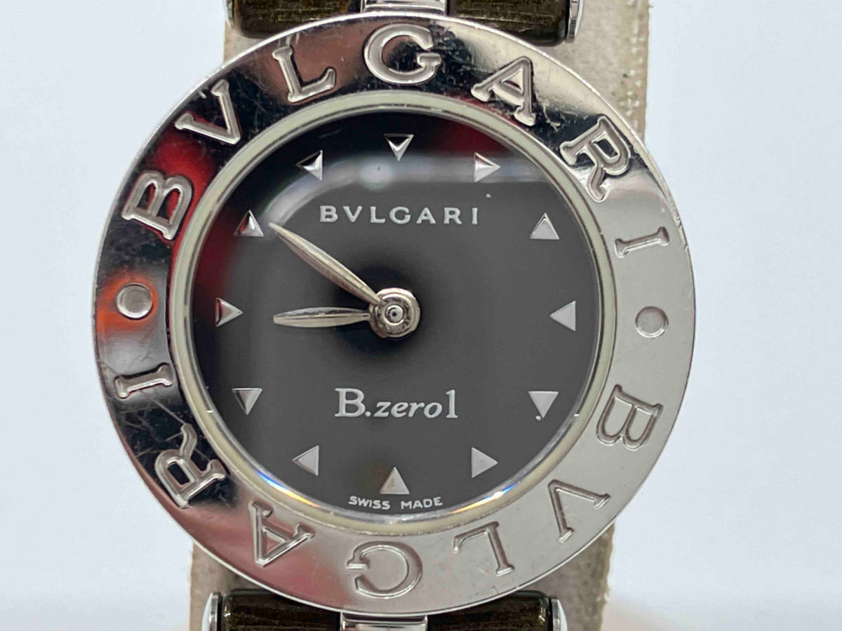 ジャンク [不動品 ベルト剥がれあり] BVLGARI B-ZERO1 BZ22S クォーツ レディース 腕時計