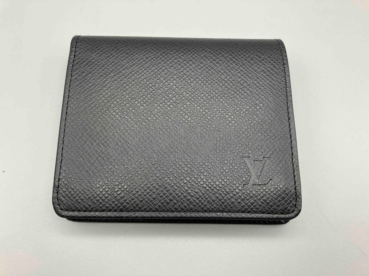 LOUIS VUITTON タイガ ポルト3カルトクレディ 財布 保存箱付_画像1